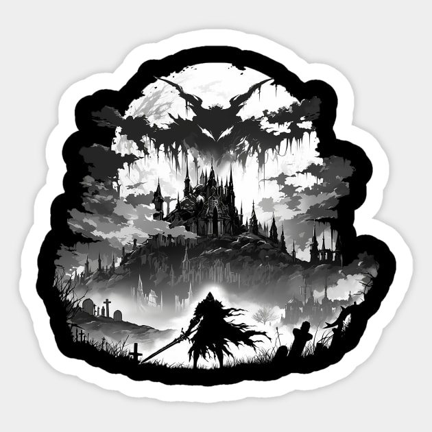 dark soul Sticker by peterdora